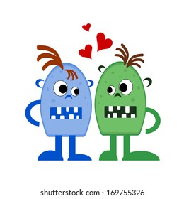 Two monsters in love
