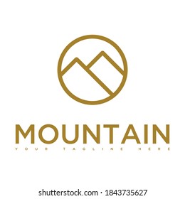 Two Mountain In A Circle Logo