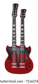 Two Neck Electric Guitar