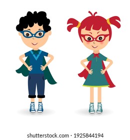 Two new superheroes, a boy and a girl
