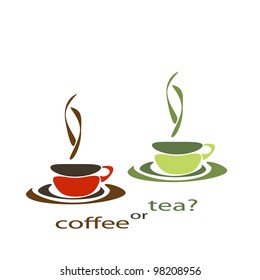 two nice simple cups for tea and coffee