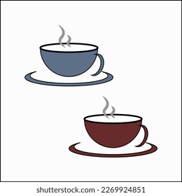 Two Nice Tea Cup- Vector Art work