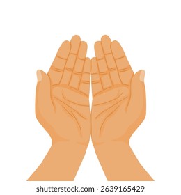 Two open hands with palms up