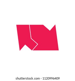 two opposite arrows exchange symbol vector