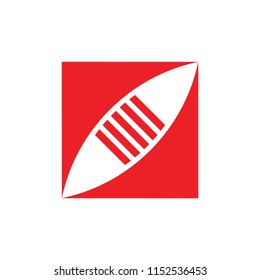 two opposite direction arrow square shape 