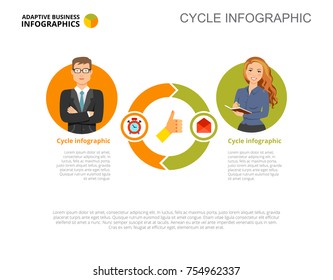 Two Options Cycle Slide Template