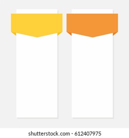 Two Options Vector Infographics Template