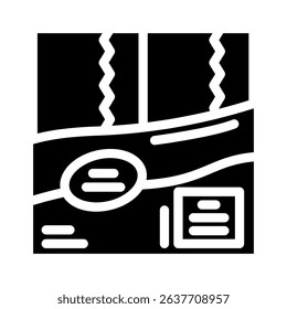 two pack toilet paper glyph icon vector. two pack toilet paper sign. isolated symbol illustration