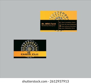 Two part Business card design
