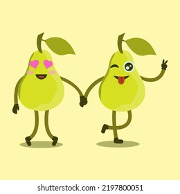 two pears character in love