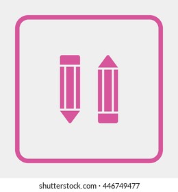 Two pencils icon.