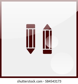 Two pencils icon.