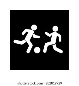 two people ,ball