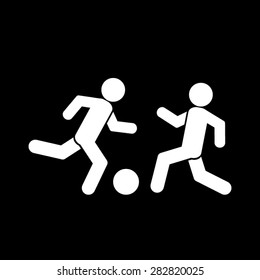two people ,ball