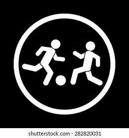 two people ,ball