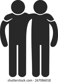 two people embracing