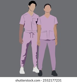 two people in a row doctor, patient, hospital, clinic, medical, nurse, 
