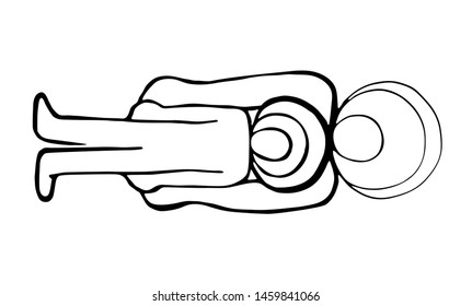 Two people in a spacesuit. Graphics. Abstraction. Couple