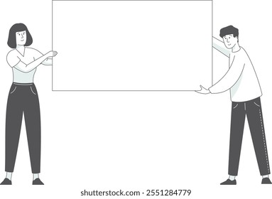 Two people are standing next to each other