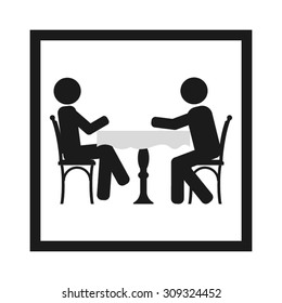 two people table chair
