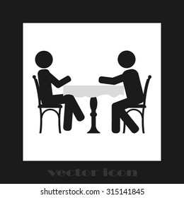 two people table chair