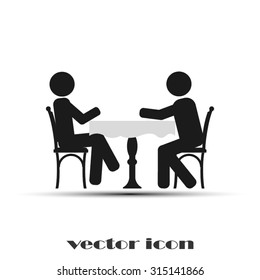 two people table chair