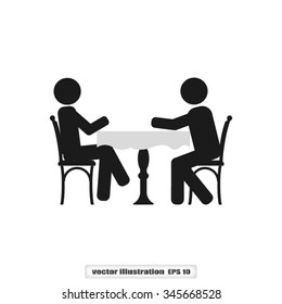 two people table chair