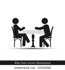 two people table chair