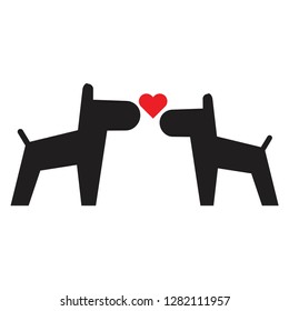 two pet dog lovers