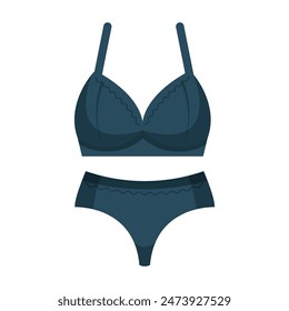 Traje de baño bikini de dos piezas para mujer. Elegante traje de baño para piscina o viaje