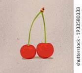 Two Pieces Of Red Cherry