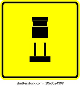 two pin jumper sign