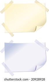 Two pin paper pages