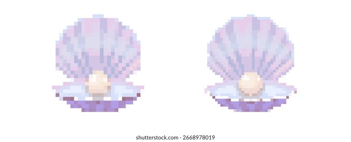 Dos anillos dorados pixelados sobre un fondo blanco, perfecto para juegos retro y temas de diseño digital.