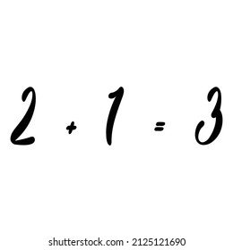 Two Plus One Equals Three