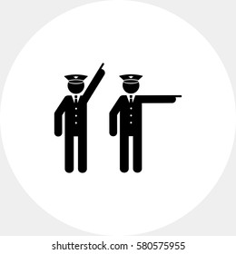 Two Policemen Icon