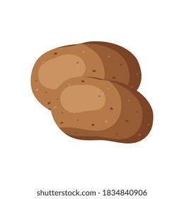 two potatoes icon design, organic food healthy fresh natural and market theme Vector illustration
