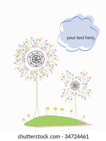 Two pretty dandelions