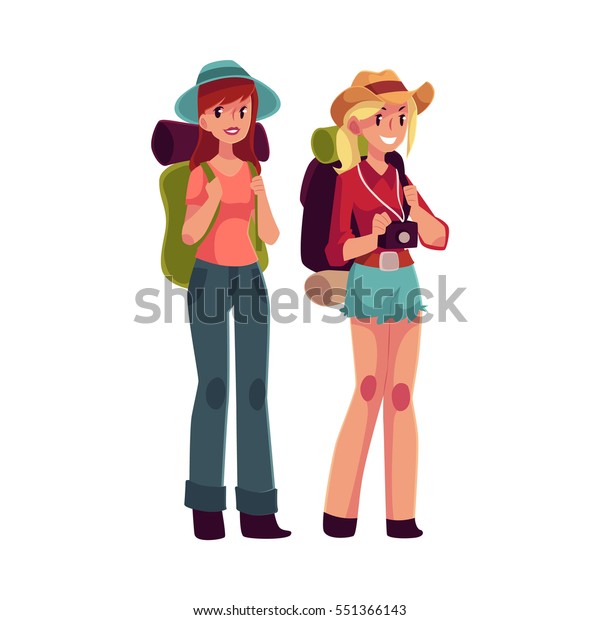 backpacker girls backpacks