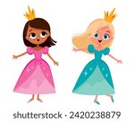 Two princess. Children