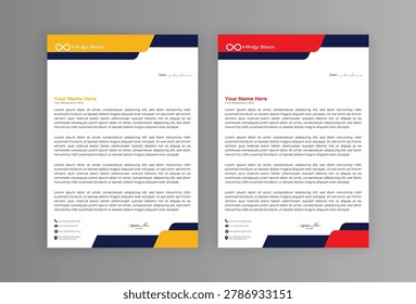 Two printed stock photo contracts on a gray surface