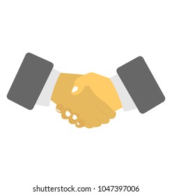 
Two professional hand shaking concept of business deal
