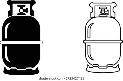 Dois tanques de propano lado a lado