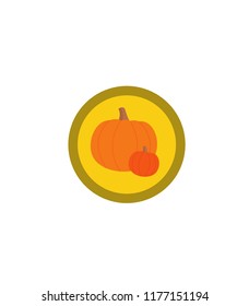 Two Pumpkins Badge