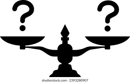 Two Question Marks on the Balance