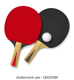 Table De Ping-pong Racket Vectoriel Boule Couverture Grille Illustration de  Vecteur - Illustration du table, sports: 254363284