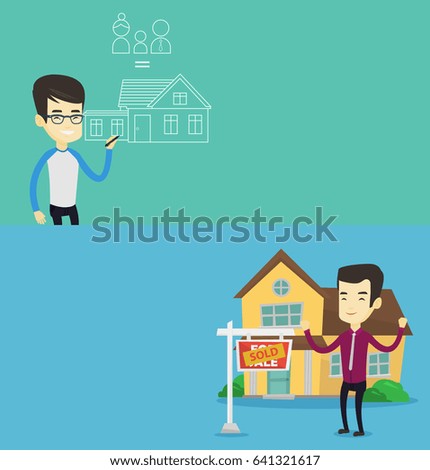 Similar – Image, Stock Photo Sold out! Characters