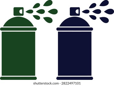 Two recycling bins with falling leaves for composting