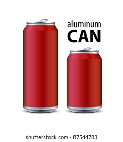 Two Red Aluminum Can svg