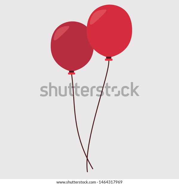 Two Red Balloons Pennywise Clown Stephen Stock Image Download Now